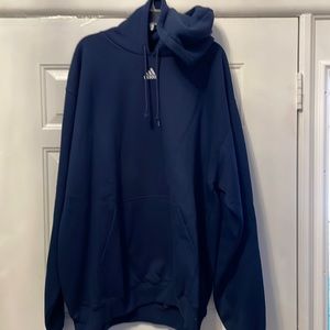 men’s large Adidas blue hoodie. True size runs large.